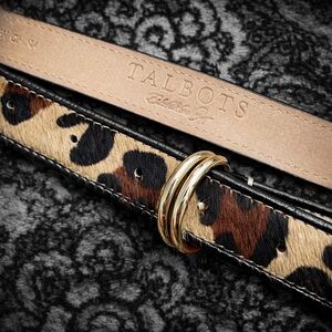 Leopard Print Belt